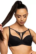 Biustonosze - Mat 3731/11 Melody czarny 65B Biustonosz push-up - miniaturka - grafika 1