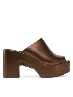 Melissa Klapki Melissa Mule Hype Metallic Ad 36497 Brązowy - Klapki i japonki damskie - miniaturka - grafika 1