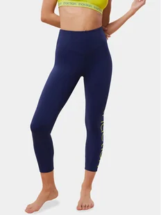 Triumph Legginsy Cardio RTW 7/8 High Waist Leggings Logo 10215957 Granatowy Slim Fit - Spodnie damskie - miniaturka - grafika 1