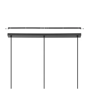 Żyrandol Alderney trzy klosze z naturalnej przędzy - Lampy sufitowe - miniaturka - grafika 4