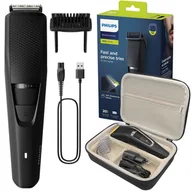 Trymery - Trymer Philips BT3234/15 + Etui na maszynki i golarki czarne - miniaturka - grafika 1