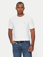 Koszulki męskie - Tommy Hilfiger T-Shirt Essential MW0MW37267 Biały Regular Fit - miniaturka - grafika 1