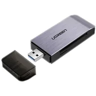 Czytniki kart pamięci - UGREEN Czytnik czytnik kart SD micro SD CF MS na USB 3.0 szary 50541 50541 - miniaturka - grafika 1