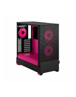 Obudowy komputerowe - Fractal Design Pop Air RGB magenta Core TG Clear Tint, Tower Case (Kolor: CZARNY/magenta) - miniaturka - grafika 1