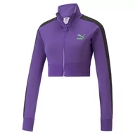 Kurtki damskie - Kurtka damska Puma x Dua Lipa T7 fioletowa 53662890-XS - miniaturka - grafika 1