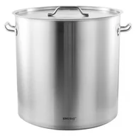 Garnki - GARNEK GASTRONOMICZNY Z POKRYWĄ STALOWĄ 98L KINGHOFF KH-1968 - miniaturka - grafika 1