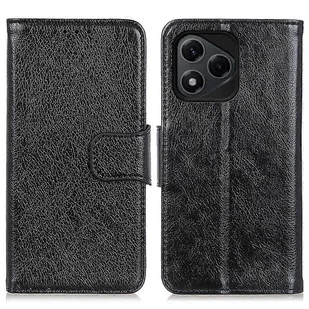 Dla Honor 400 Lite Nappa Texture Skórzane etui na telefon z klapką Czarny - Etui i futerały do telefonów - miniaturka - grafika 1