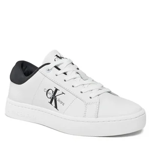 Sneakersy Calvin Klein Jeans Classic Cupsole Lowlaceup Lth Wn YW0YW01444 Czarny - Sneakersy damskie - miniaturka - grafika 1