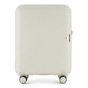 Walizki - Walizka kabinowa z polikarbonu w paseczki - miniaturka - grafika 1