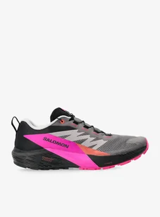 Buty trailowe Salomon Sense Ride 5 - pkiten/black pink - Buty sportowe damskie - miniaturka - grafika 1