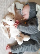 Szumiące zabawki - Szumiąca zabawka, Królik, maskotka z mechanizmem szumiącym, beż - miniaturka - grafika 1