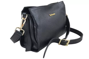 Funkcjonalna torebka damska na ramię - Czarna - Torebki damskie - miniaturka - grafika 2