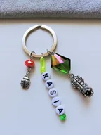 Breloki - Brelok Breloczek Do Kluczy Biedronka Żaba Imię - miniaturka - grafika 1