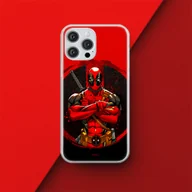 Etui i futerały do telefonów - Etui Deadpool 006 Marvel Nadruk pełny Czerwony Producent: Samsung, Model: S23 - miniaturka - grafika 1