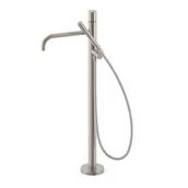 Baterie wannowe i prysznicowe - Bateria wannowa wolnostojąca Tres Study stal szczotkowana 26247006AC - miniaturka - grafika 1