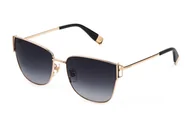 Okulary przeciwsłoneczne - Okulary FURLA SFU464-58300K. Okulary przeciwsłoneczne, Kolor złoty. Kobieta. - miniaturka - grafika 1
