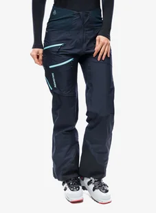 Spodnie na skitury damskie Salomon Mtn Gore-Tex 3L Pants - carbon - Spodnie narciarskie - miniaturka - grafika 1