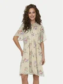 Sukienki - ONLY Sukienka codzienna Aida 15319705 Écru Regular Fit - miniaturka - grafika 1