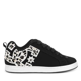 Sneakersy DC COURT GRAFFIK DC01662061 Czarny - Sneakersy damskie - miniaturka - grafika 1
