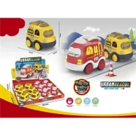 Samochody i pojazdy dla dzieci - Auto straż z napędem MIX Merkpol - miniaturka - grafika 1