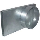 Akcesoria kominkowe - Przejście dolot rura 90 fi100 do aqua i tuneli - miniaturka - grafika 1