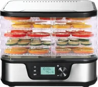 Suszarki do grzybów, owoców i warzyw - Suszarka LTC Suszarka do grzybów, warzyw, owoców, mięsa LTC metalowa 5 tacek z wyświetlaczem 380W - miniaturka - grafika 1