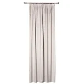 Zasłony - Zasłona z taśmą BLOCKS 135 x 245 cm, kolor beżowy - miniaturka - grafika 1