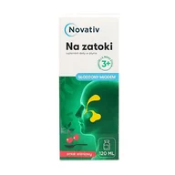Witaminy i minerały - Novativ Na zatoki, płyn, 120ml - miniaturka - grafika 1