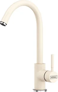 KERNAU Bateria KWT 07 old white + chrom KWT-07-CHR-OLD-WHI - Baterie kuchenne - miniaturka - grafika 3