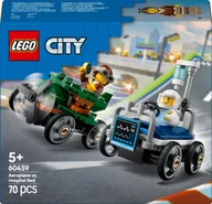 Klocki - LEGO City Zestaw wyścigówek: samolot kontra łóżko szpitalne 4 szt. 60459 - miniaturka - grafika 1