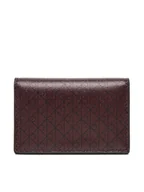 Portfele - Calvin Klein Mały Portfel Damski Emblem Aop Accordion Cardcase LV04F1083G Bordowy - miniaturka - grafika 1