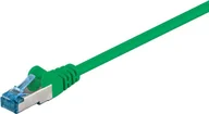 Kable miedziane - Goobay 65557 Kabel sieciowy zielony 50 m Cat6a S/FTP (S-STP) (65557) - miniaturka - grafika 1