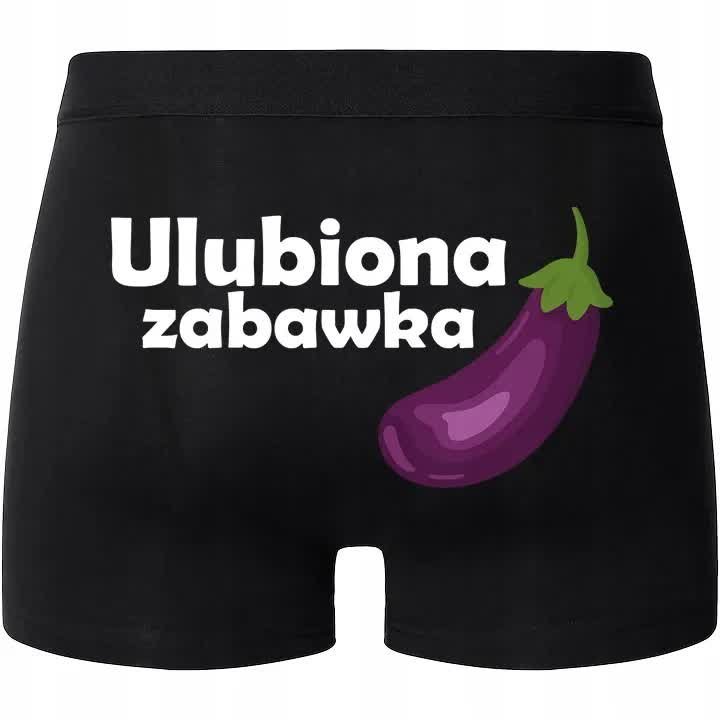 Bokserki Męskie ULUBIONA ZABAWKA Zabawny Prezent Na Walentynki Rozmiar XL