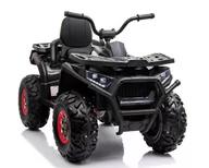 Pojazdy elektryczne dla dzieci - Import SUPER-TOYS MEGA WIELKI QUAD AMORTYZATORY MIĘKKIE KOŁA PILOT WOLNY START 4x4 XMX607 XMX-607-CZARNY - miniaturka - grafika 1