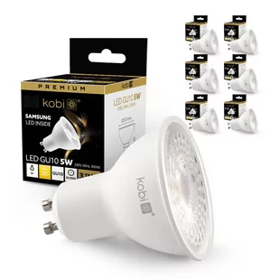 Zestaw 6X Żarówka Premium Led Gu10 5W Barwa Ciepłobiała - Żarówki LED - miniaturka - grafika 1