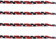 Akcesoria obuwnicze - CZARNE CZERWONE mix Sznurówki do Butów Outdoor Adidasów Sznurowadła 160 cm - miniaturka - grafika 1