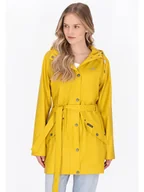 Kurtki i kamizelki sportowe damskie - Schmuddelwedda Płaszcz przeciwdeszczowy w kolorze żółtym - miniaturka - grafika 1