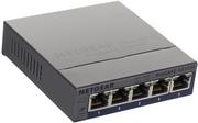 Przełączniki KVM - NETGEAR GS105E-200PES Netgear ProSafe Plus 5-Port Gigabit Desktop Switch Metal (GS105E v2) - miniaturka - grafika 1