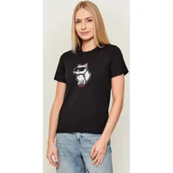 Koszulki i topy damskie - Karl Lagerfeld T-shirt IKON SKETCH CHOUPETTE Regular Fit - miniaturka - grafika 1