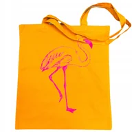 Torby i wózki na zakupy - Torba na zakupy nadruk różowy FLAMING - miniaturka - grafika 1