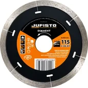 Tarcze do pił - Tarcza diamentowa pełna 115 x 1,4 x 22,23 mm Jufisto - miniaturka - grafika 1
