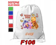 Torby szkolne - WOREK SZKOLNY NA WF SPORTOWY NA BUTY KUBUŚ PUCHATEK TYGRYSEK- IMIĘ - miniaturka - grafika 1