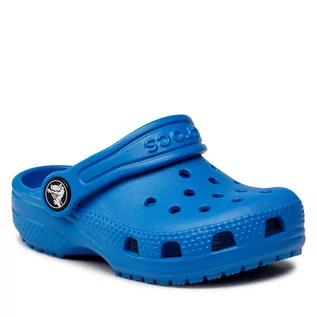 Klapki i japonki damskie - Crocs Klapki Classic Clog T 206990 Bright Cobalt - grafika 1