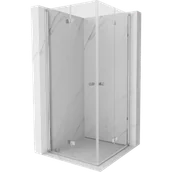 Kabiny prysznicowe - Mexen Mist-F Duo kabina prysznicowa składana 85 x 85 cm, transparent, chrom - 8A6-085L-085P-01-00 - miniaturka - grafika 1