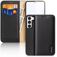 Portfele - Etui ochronne Dux Ducis Hivo do Samsung Galaxy S23+ pokrowiec z klapką portfel podstawka blokada RFID Czarne - miniaturka - grafika 1