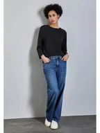 Bluzy damskie - Street One Bluza w kolorze czarnym - miniaturka - grafika 1