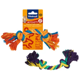 Vitakraft For You zabawka dla psa sznur kolor 20cm/50g - Zabawki dla psów - miniaturka - grafika 1