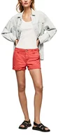 Spodenki damskie - Pepe Jeans Balboa damskie szorty, Czerwony (Studio Red), 28W - miniaturka - grafika 1