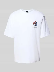 T-shirt z nadrukiem z logo - Koszulki męskie - miniaturka - grafika 1