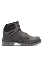 Botki męskie - Lanetti Trzewiki VS21M2019-3 Czarny - miniaturka - grafika 1